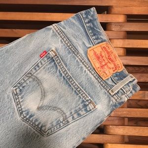 Levi’s low rise denim jeans